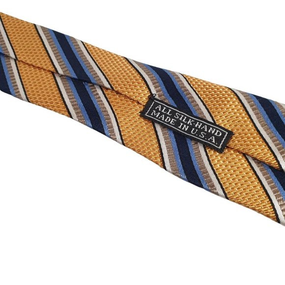 JZ Richards Mens Necktie Designer Accessory Office Work All Silk Luxury Dad Gift - Picture 6 of 6